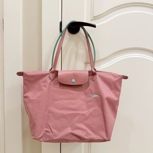 Longchamp Pink Tote Bag - Large